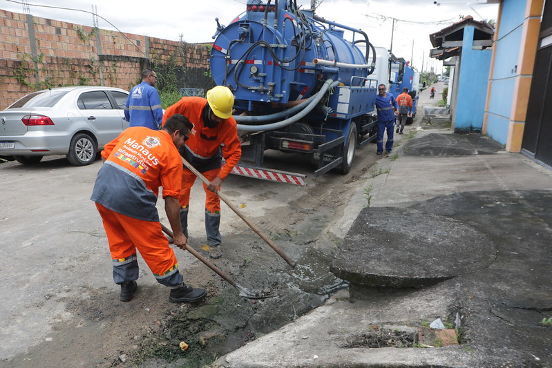 Frentes de trabalho são ampliadas para reduzir efeitos de fortes chuvas em Manaus