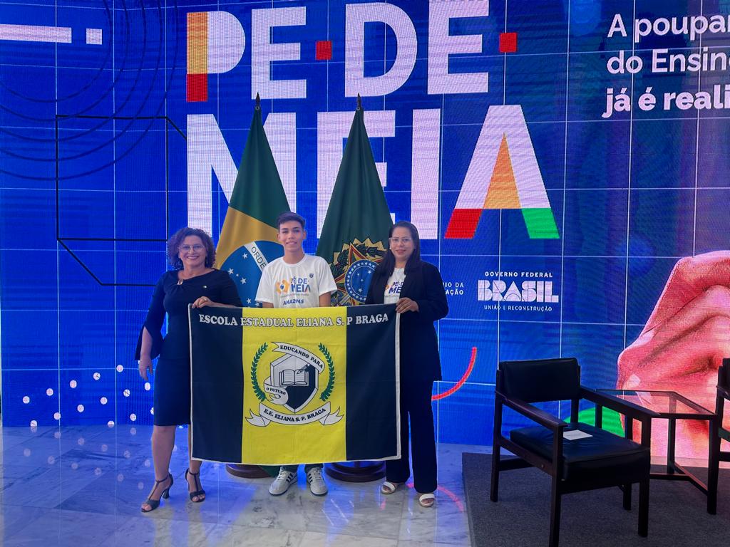 Em Brasília, aluno de escola estadual da zona norte representa o Amazonas em evento do MEC