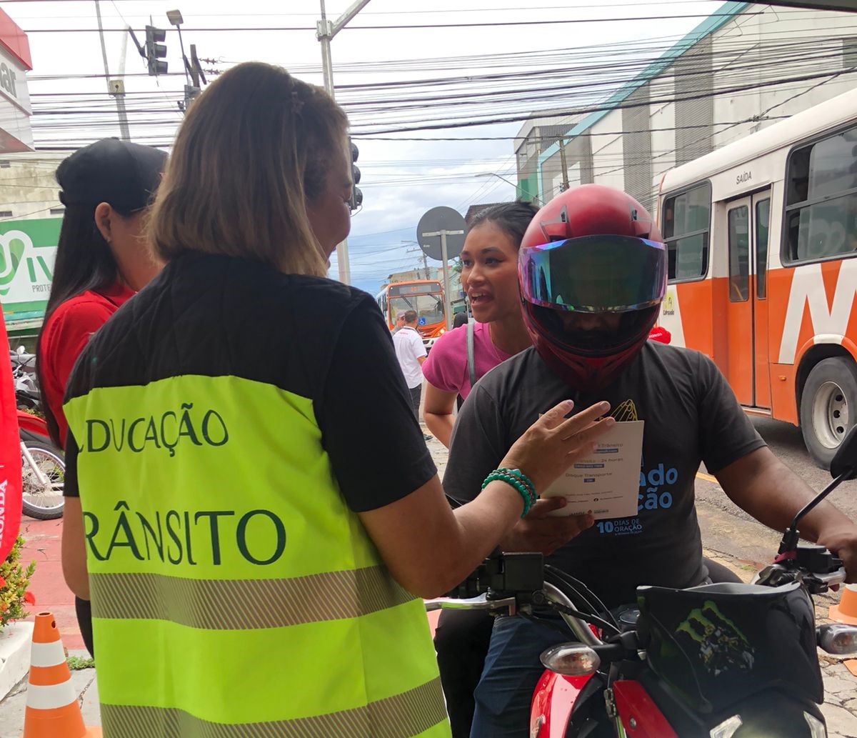 Prefeitura une forças em ação de conscientização para motociclistas