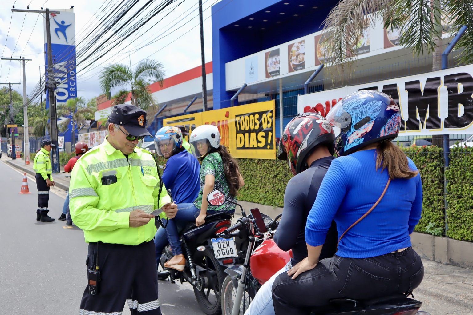 Prefeitura de Manaus fiscaliza motocicletas na operação conjunta ‘Cavalo de aço’