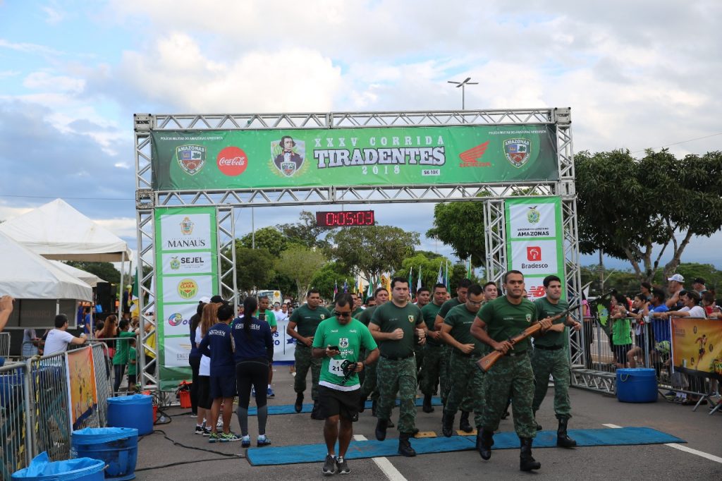 Últimos dias para as inscrições da corrida Tiradentes da Polícia Militar do Amazonas