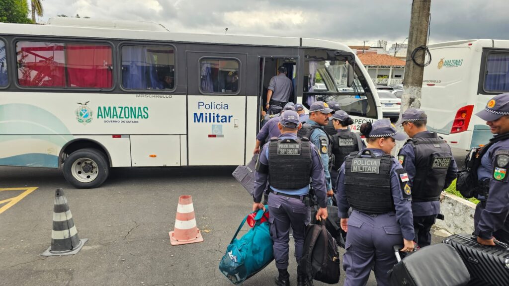 Polícia Militar do Amazonas envia reforço para festa de aniversário de Itacoatiara