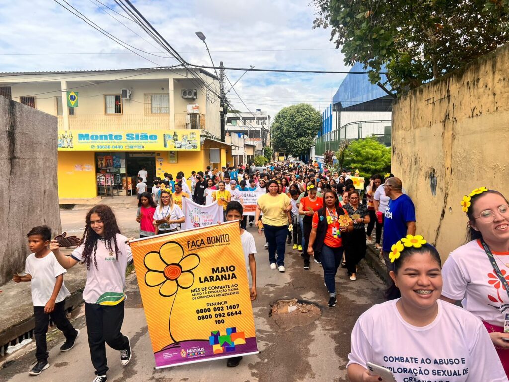 Seas promove ação social sobre a campanha Maio Laranja, na Ponta Negra