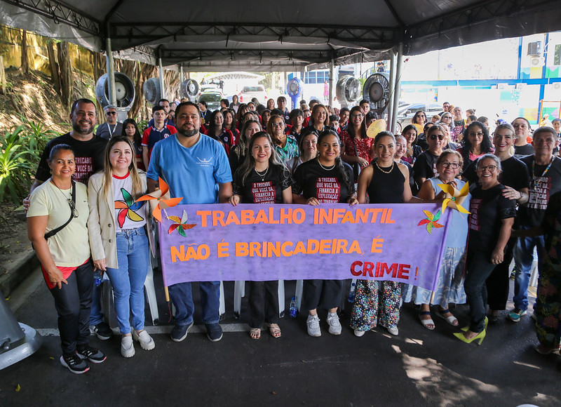 Prefeitura de Manaus realiza abertura da campanha de combate ao trabalho infantil na zona Sul