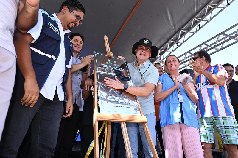 Prefeitura entrega mercado municipal Maximino Corrêa revitalizado, na Praça 14