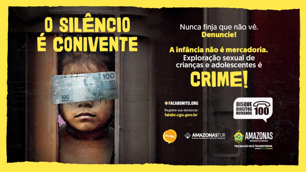 Festival de Parintins 2024: Amazonastur reforça campanhas contra a exploração sexual de crianças e adolescentes e de penas naturais