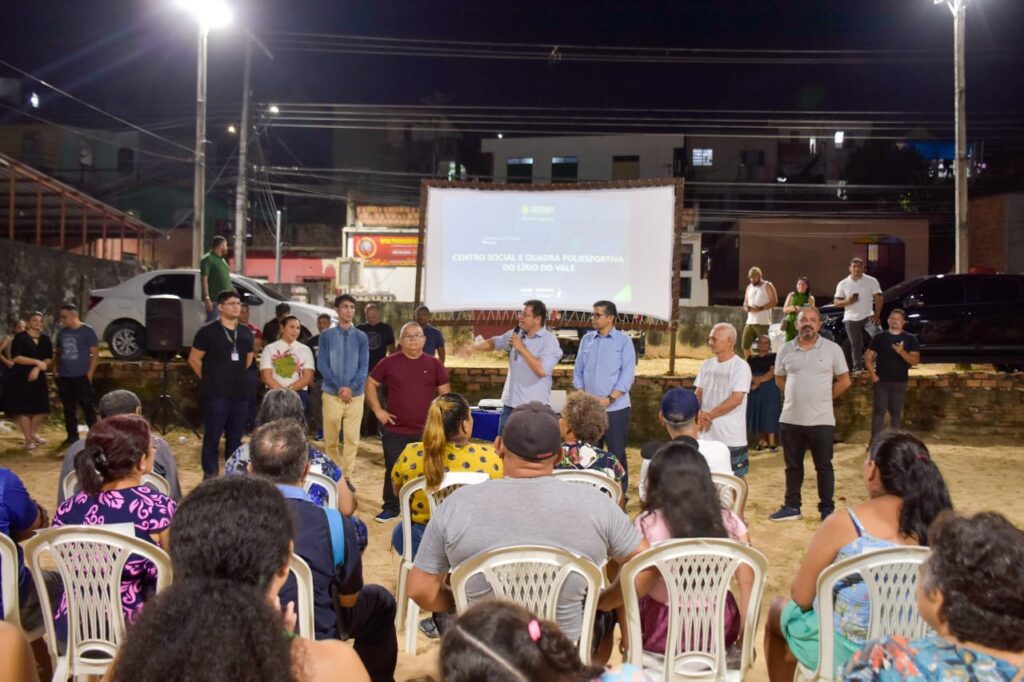 Governo do Amazonas anuncia construção de centro social e quadra poliesportiva no Lírio do Vale