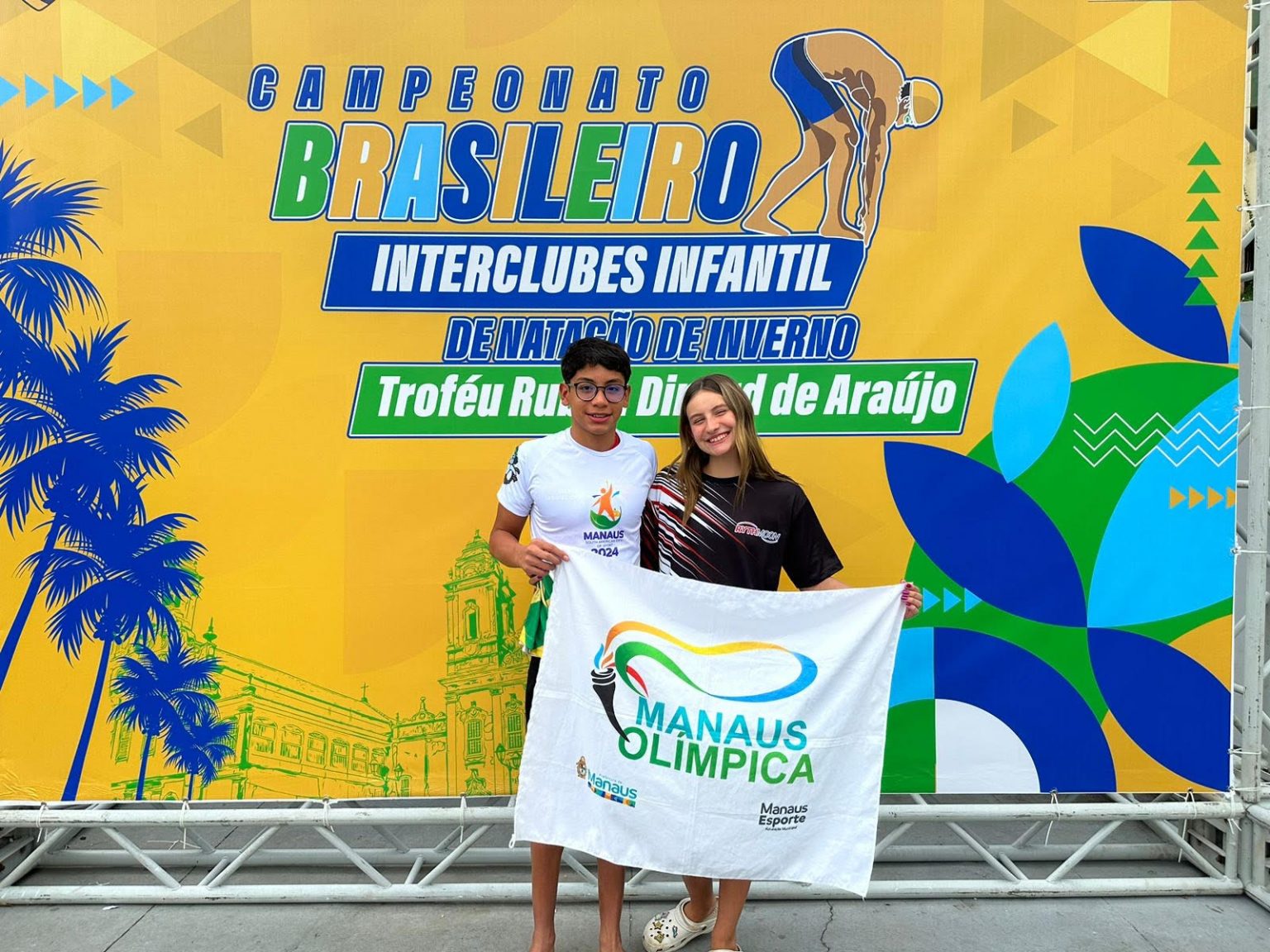 Atletas do ‘Manaus Olímpica’ conquistam medalhas em campeonato nacional de natação