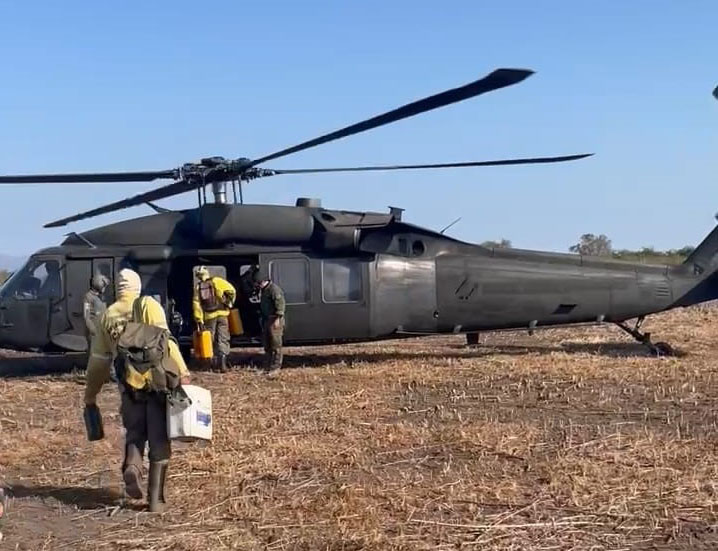 Emprego de aeronave Black Hawk encurtará tempo de resposta no combate aos incêndios no Pantanal de MT