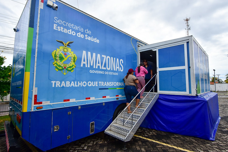 Carretas de Saúde realizaram mais de 5,6 mil exames, em cinco municípios da Região Metropolitana de Manaus