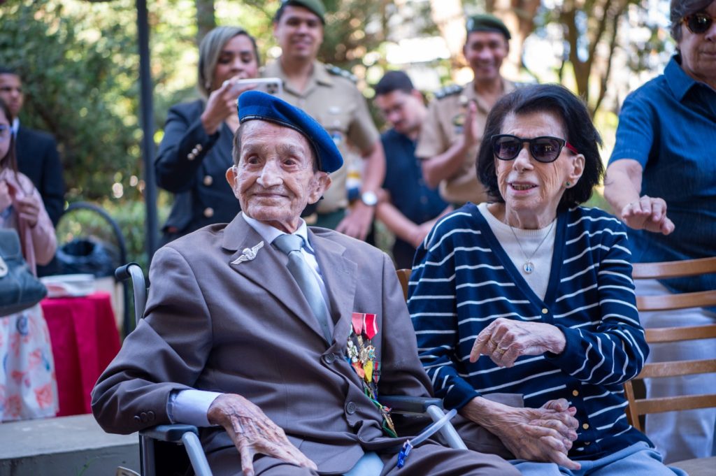 Ten Cel Nestor da Silva, Herói da FEB, completou 107 anos de vida