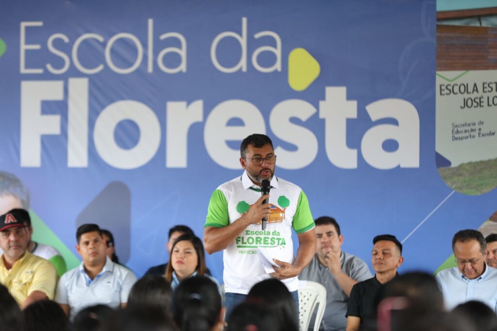 Governador Wilson Lima inaugura primeira Escola da Floresta na RDS de São Sebastião do Uatumã