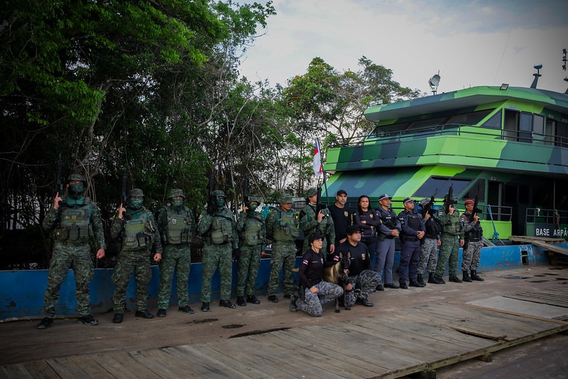 Governo do Amazonas reforça ações de combate à criminalidade na calha do Rio Negro com atuação da Base Arpão 2